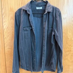 Express Men's Charcoal Shirt Jacket